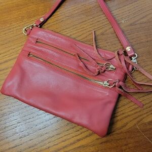 Pietro Alessandro, Coral, leather crossbody handbag